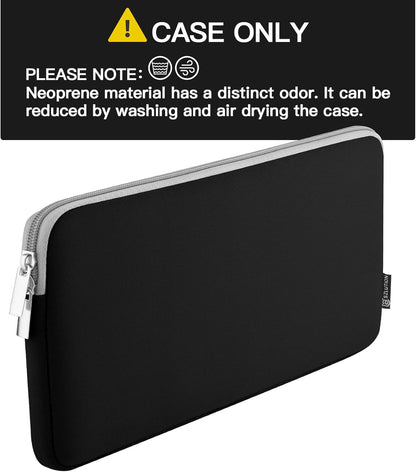 Neoprene Keyboard Sleeve Case for Apple MC184LL/B Wireless Bluetooth Keyboard, Protective Keyboard Case with Zipper for Small Wireless Keyboard, Black