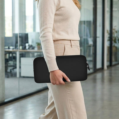 DAMMOMKO Logitech K380 Keyboard Sleeve Case Cover for Logitech Pebble Keys 2 K380s & K380 Bluetooth Keyboard, Neoprene Keyboard Travel Case Padded Shockproof Protective Bag, Black
