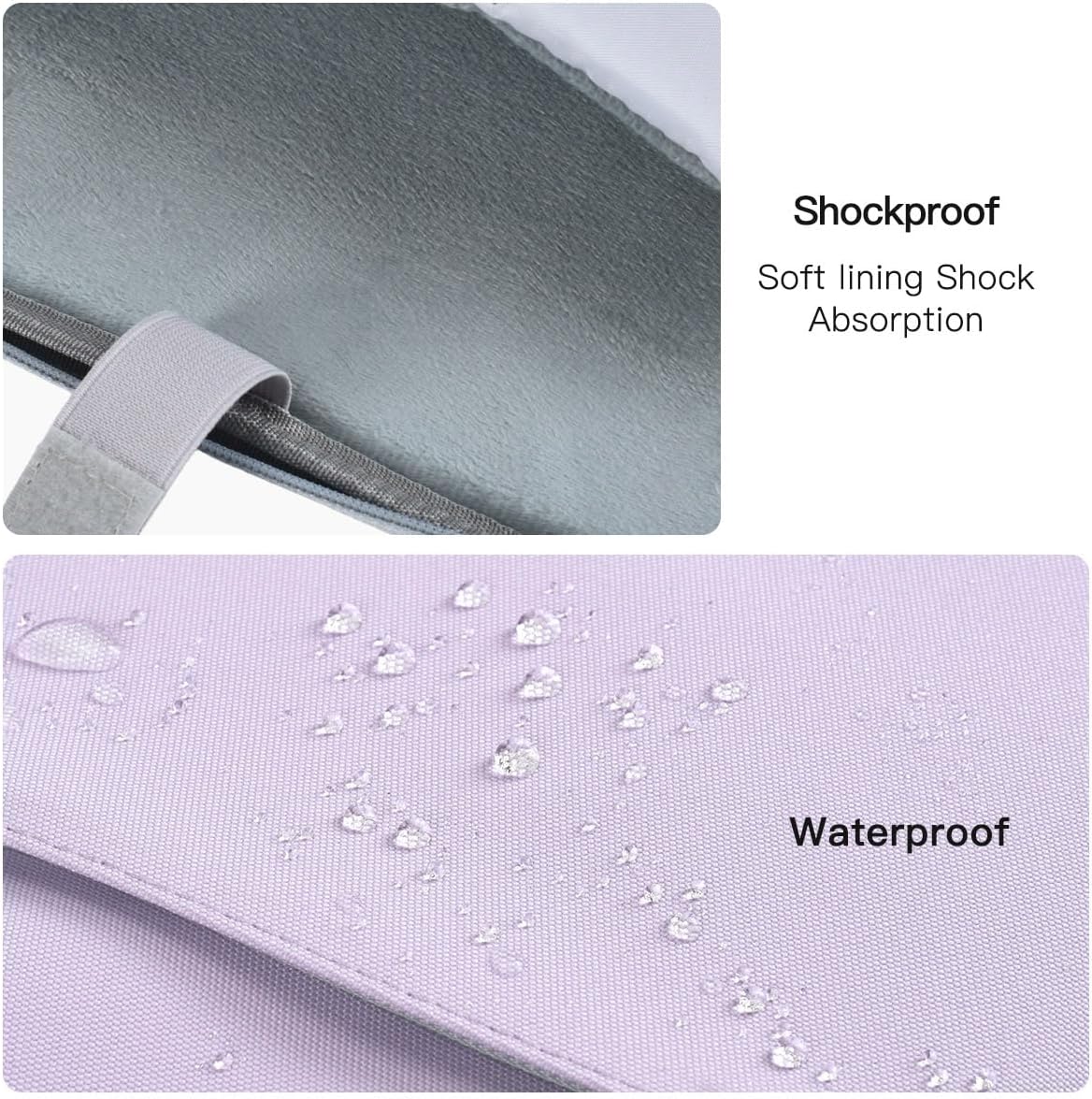 12-12.9 Inch Tablet Sleeve Bag for 12.4" Samsung Galaxy Tab S10+ S9+ Plus/S8+/S7+ Plus/S7 FE,13" iPad Air M4 M3 M2/iPad Pro M5 M4/Pro 12.9"/Microsoft Surface Go 2 12.4"/Pro 11 10 Carrying Case-Black