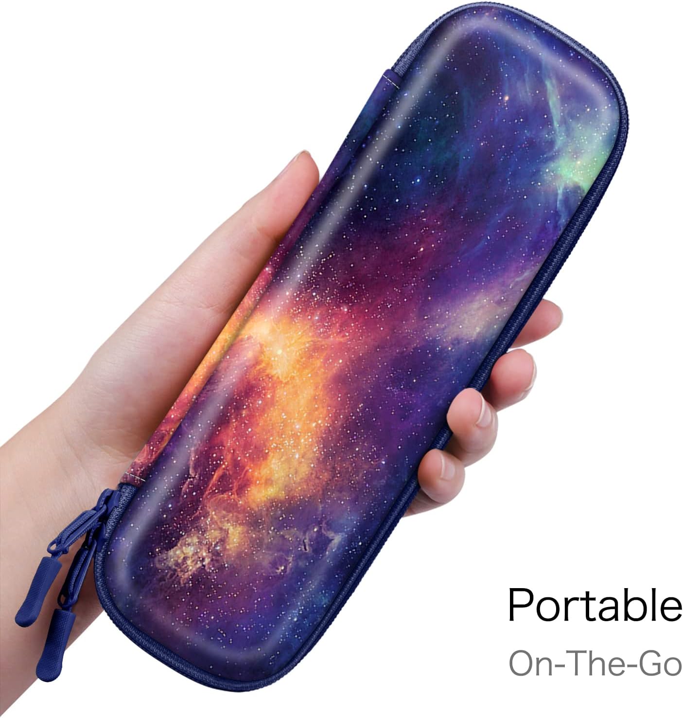 Fintie Holder Case for Apple Pencil Pro, Apple Pencil (USB-C / 1st / 2nd Generation), PU Leather Carrying Bag Sleeve Compatible with Pen, USB Cable, Samsung Stylus, Lilac Marble