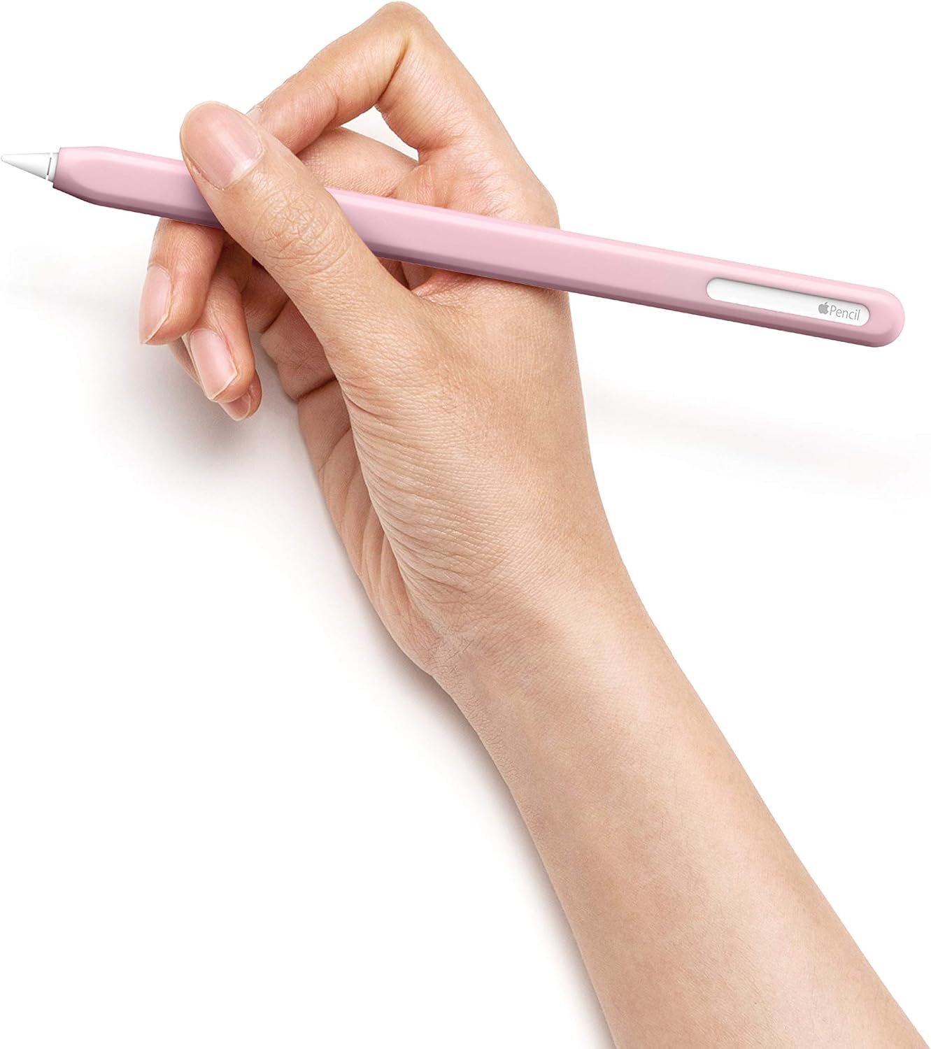 UPPERCASE Designs NimbleSleeve Premium Silicone Case Holder Protective Cover Sleeve Compatible with iPad Apple Pencil Pro and 2nd Generation Only (Beige)
