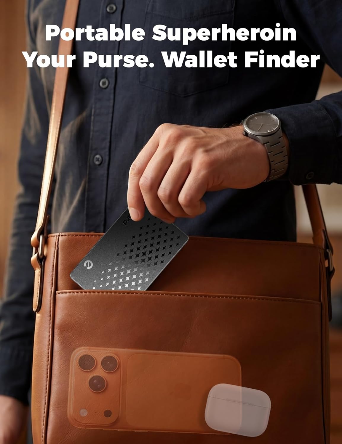 Wallet Tracker Card 0.06in Slim Tracking Card,10 Years Battery Bluetooth Smart Card,Android & iOS Wallet Tracker,Work with Apple Find My & Google Find Hub,IP68 GPS Tracker for Vehicles,Wallet,Keys