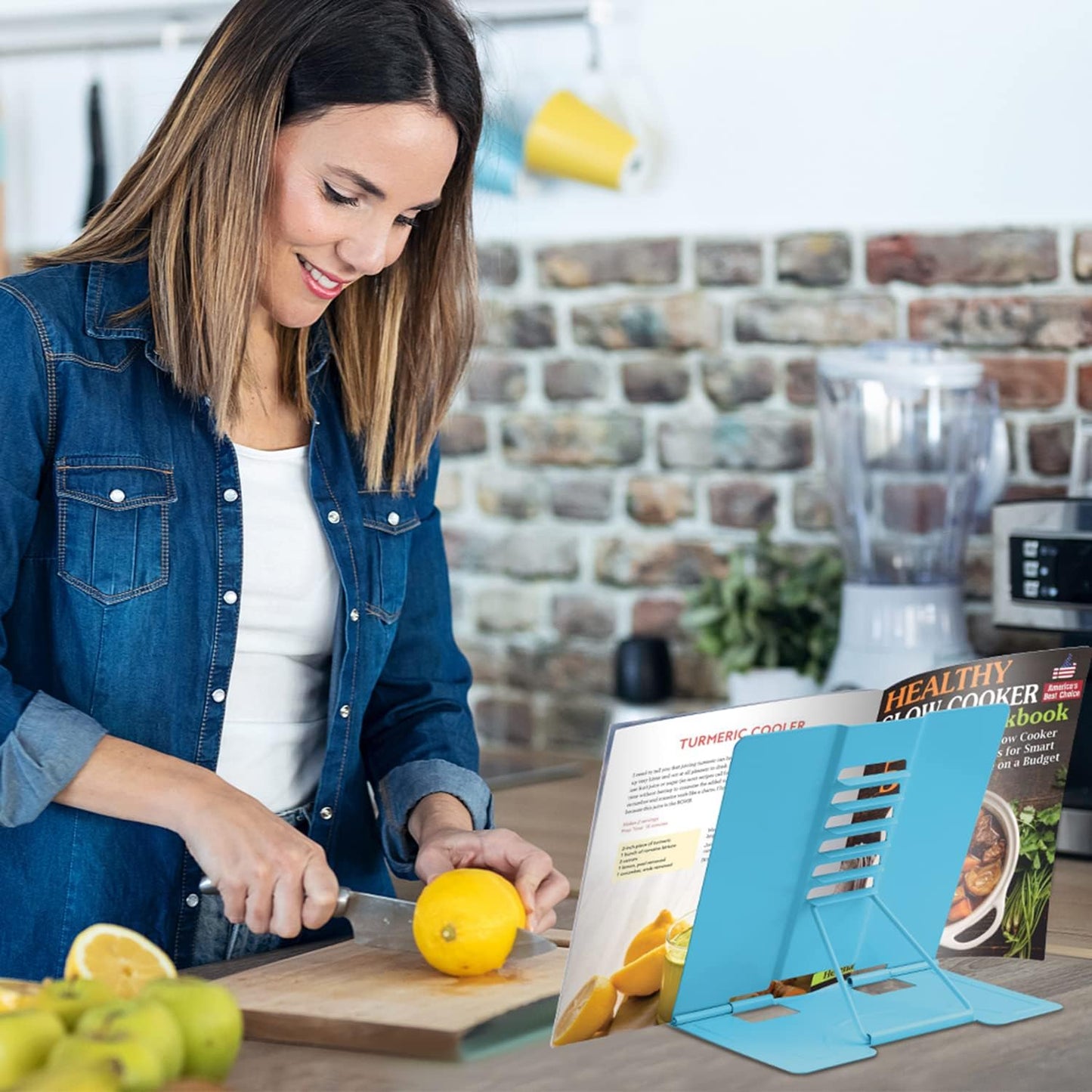 Honagu Book Stand Metal Desk Book Holder, Book Holders for Reading Hands Free, Adjustable Cookbook Documents Holder, Portable Bookstand for Music Books, Textbook, Recipe, Tablet, Ipad (Black)