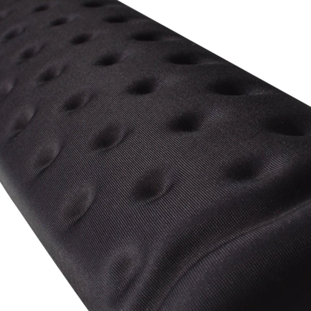 BRILA Memory Foam Mouse & Keyboard Wrist Rest Support Pad Cushion Set for Computer, Laptop, Office Work, PC Gaming - Massage Holes Design - Easy Typing Wrist Pain Relief (Nebula)
