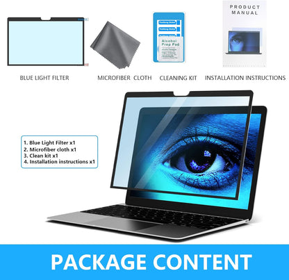 [2 Pack] 27 Inch Computer Privacy Screen , 16:9 Aspect Ratio Monitor Privacy Filter with Anti-Glare, Anti-Blue Light & Anti-Spy Protection, Removable Anti-Scratch Screen Protector for 27-Inch Widescreen Monitors