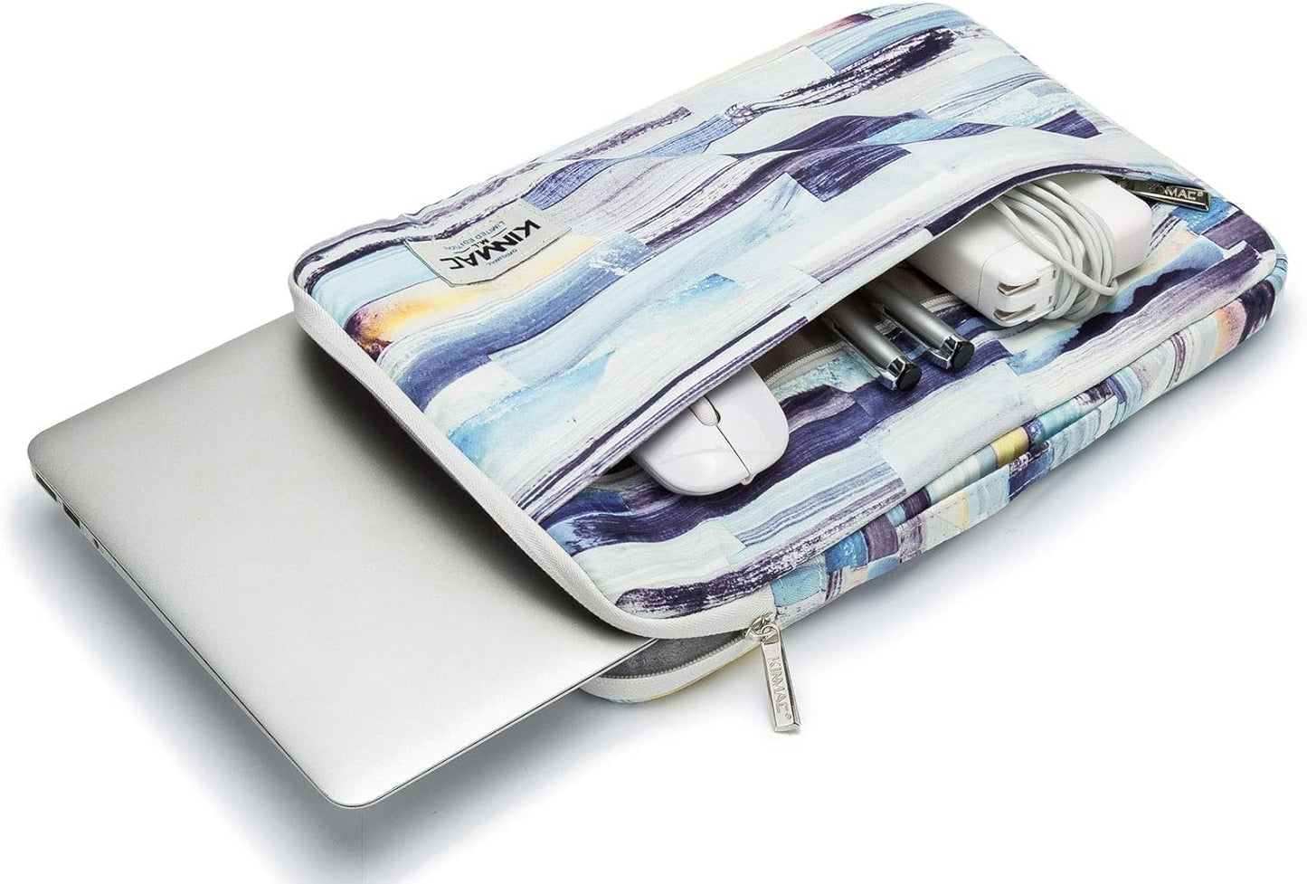 Kinmac 360° Protective Laptop Sleeve Case Bag Cover with Handle for MacBook Pro 16 inch,16 inch HP,Lenovo,Dell,ASUS,Acer Ultrabook and Business Laptop (F-04)