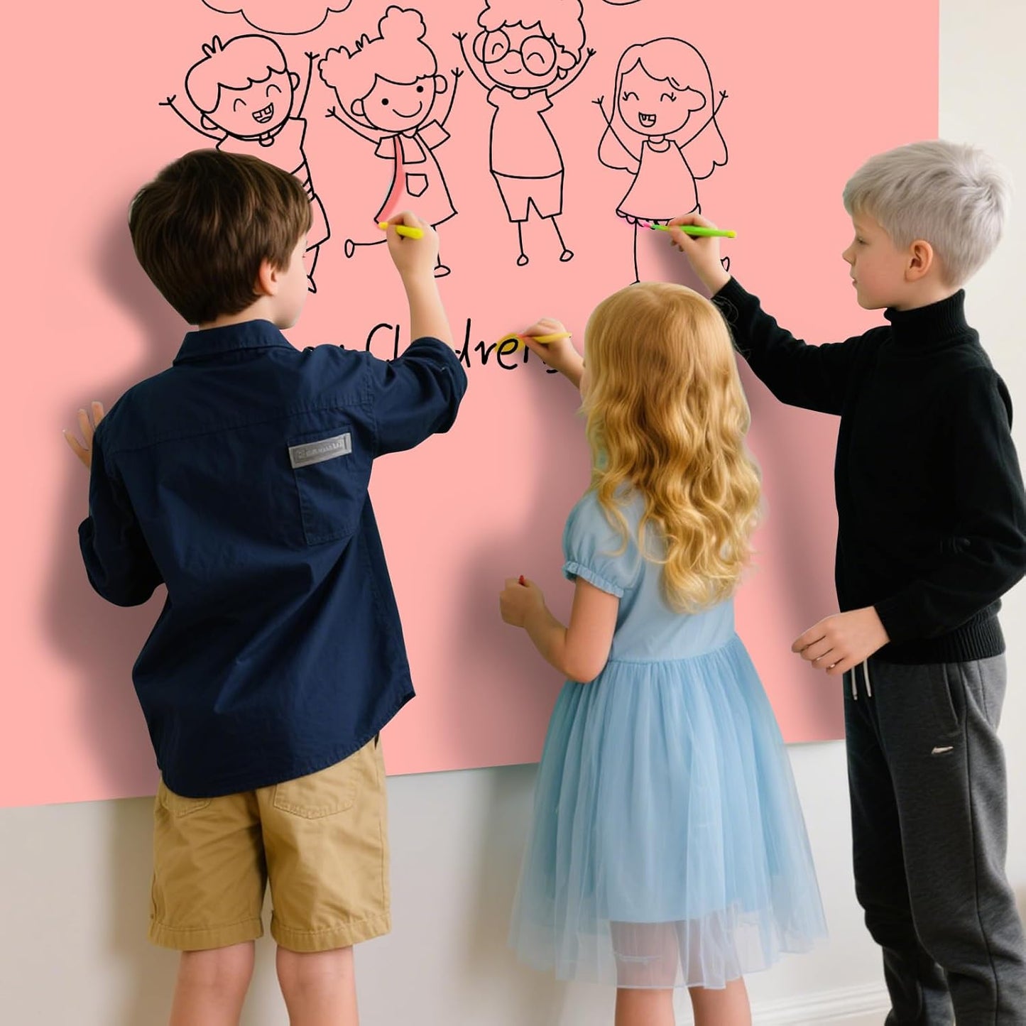 Magnetic Glass Whiteboard - Glass Dry Erase Board 48"x36" Large Frameless Board for Walls Office School and Home