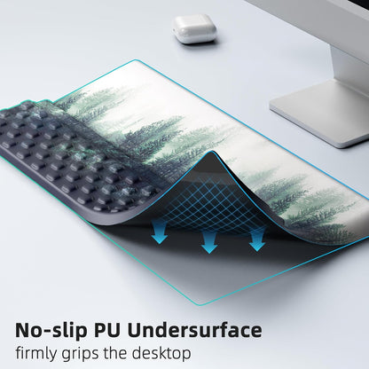 Ospelelf Tilt Keyboard Stand with Wrist Rest, Comfy Ergonomic Keyboard Riser Holder for Office Home