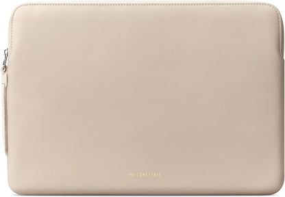 Comfyable Slim Protective Laptop Sleeve Compatible with 13/14 Inch MacBook Air & MacBook Pro M5/M4/M3/M2 Pro/Max 2026, Mac Travel Case, Laptop Pouch, Slim PU Leather Cover, Brown