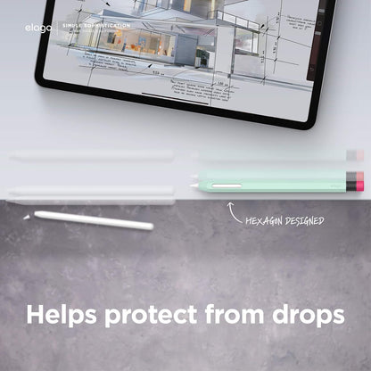 elago Compatible with Apple Pencil Pro Case & Apple Pencil 2nd Generation Case, Compatible with Magnetic Charging, Double Tap, Squeeze, Haptic (Must Read Installation Instructions) [Lovely Pink]