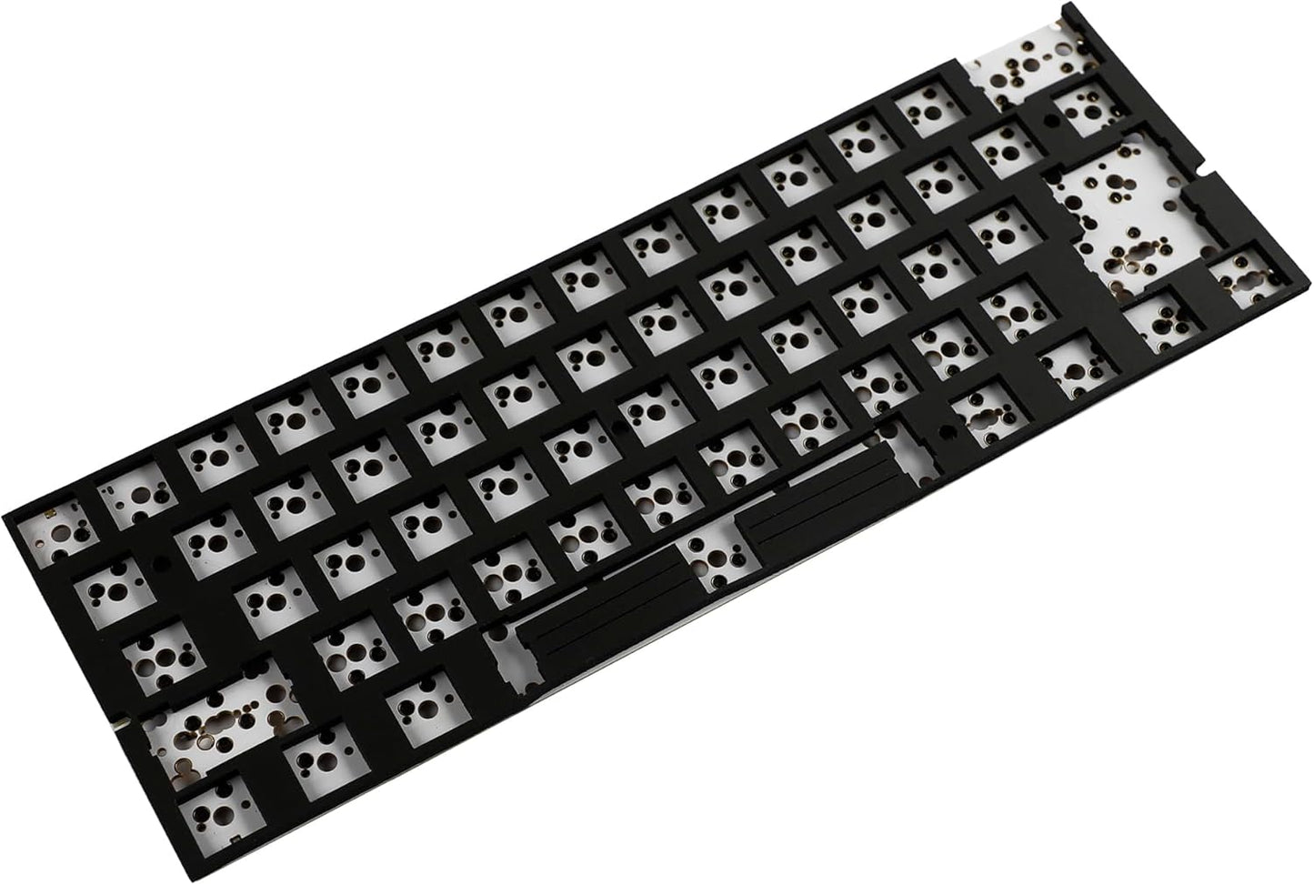 YMDK Keyboard Sound Dampening Foam 61 64 Layout 3-Piece Set Poron Silencer Pad Gasket Switches Dampener for Mechanical Keyboard