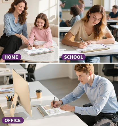 104 Pgs Weekly To Do List Notepad, 52 Duplex-Printed Undated Sheets 100 GSM（8.5"×11") Weekly Desk Planner For Work Home School Office Desk Accessories Supplies & Goal Setting Tasks - Green