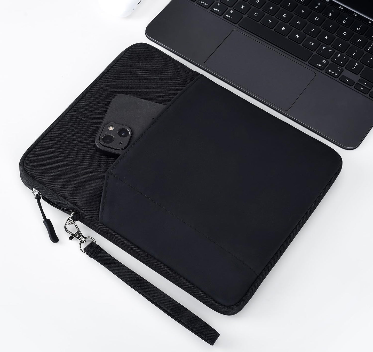 CAAORDKSO 9-11 Inch Tablet Sleeve Case, Tablet Bag Carrying Travel Pouch for iPad 11-inch A16 2025, 11 inch iPad Air M3 M2 / Pro M4, 10.2 10.9" iPad, Galaxy Tab S8/S9 11"/ Galaxy Tab A9+ Bag, Purple
