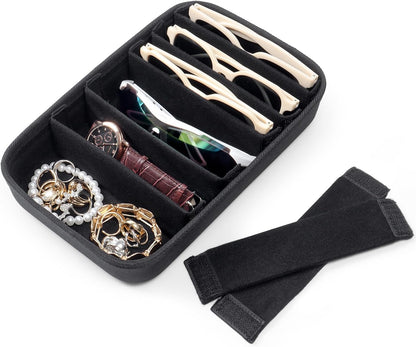 Bukere Sunglasses Organizer Tray Storage for Drawer, Glasses Watches Jewelry Display Case, Eyeglasses Holder Men Women