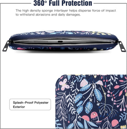 TiMOVO 9-11" Tablet Sleeve Bag for iPad 11-inch A16 2025, iPad 10.9"/10.2"| Air 11 Inch/5th/4th Gen. 10.9", Galaxy Tab A9+/A11Plus 11", Protective Bag Fit Smart Keyboard, Dusty Blue