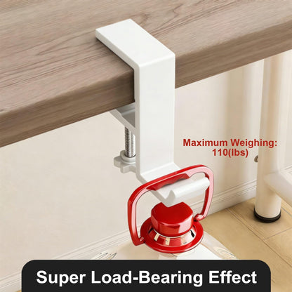 JAKO Headphone Stand - Aluminum Alloy Headphone Holder, Under Headset Stand for Desk Fit for PC Gaming Headset Hanger Hook Suitable for Office, Computer, Student Class Desk, Handmade Creator Table