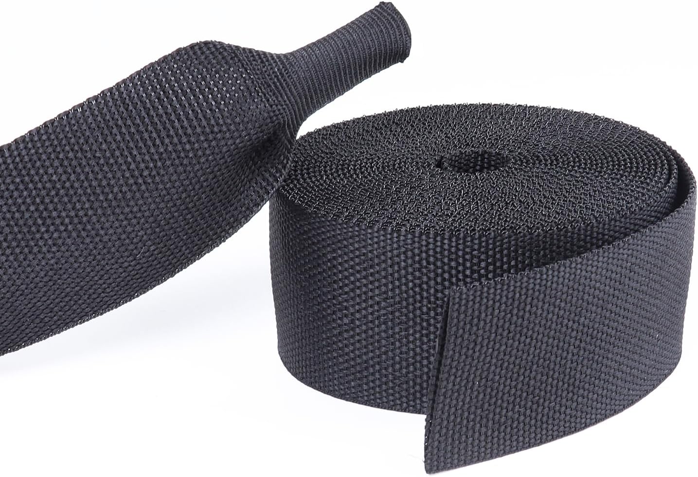 Braided Sleeving Heat Shrinkable Fabric 2:1 Ratio- Abrasion Protection Flexibility Wiring Harness Cable Sheath (3/8" ID, 16ft) - Colors A