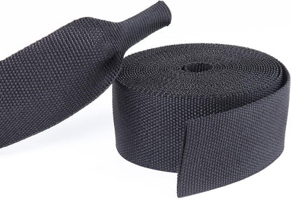 Braided Sleeving Heat Shrinkable Fabric 2:1 Ratio- Abrasion Protection Flexibility Wiring Harness Cable Sheath (3/8" ID, 16ft) - Colors A