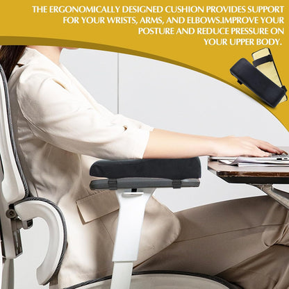 Ysks'hf Office Chair arm Pads,Ergonomic Chair Cushion Help Your arm Rest,Office Chair armrest Cover is Suitable for Computer Chair armrest Pads, Wheelchair armrest Pads(2pcs)