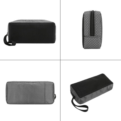 E-Tree Mesh Tech Organizer Pouch – Large Travel Electronics Bag with Handle Strap & Mesh Window, Cable Cord Accessories Case for Charger, Earbuds, USB, Gadgets – Laptop Bag Insert for Men Women