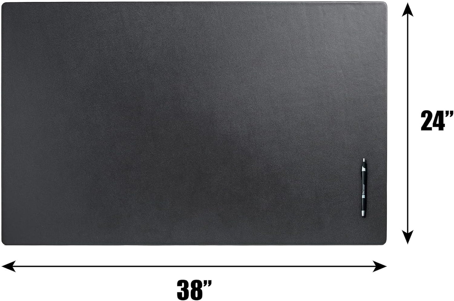 Dacasso Leather Desk Pad Without Side Rails
