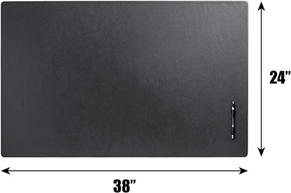 Dacasso Leather Desk Pad Without Side Rails
