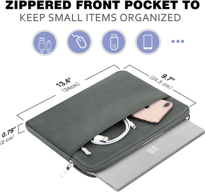MoKo 9-11 Inch Tablet Sleeve Bag Carrying Case Fits iPad Pro 11 M5/Air M3, iPad A16 2025, i-Pad 10th 10.9, i-Pad 9/8/7th Gen 10.2, iPadAir 5/4th 10.9, Tab S8 11"/Tab A 10.1,Cloudy Pink
