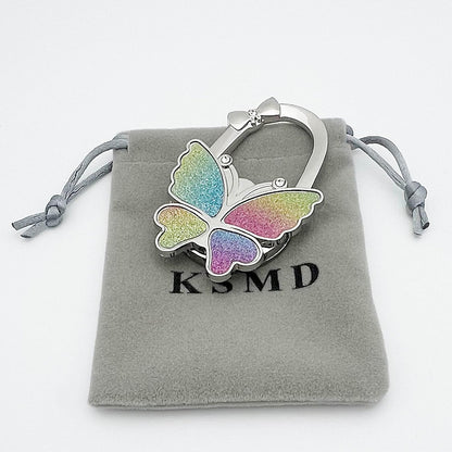 KSMD Variety Design Purse Hooks for Table and Bars,Portable Purse Hanger Organizers Hooks Handbag Pocketbook Holder Bag Storage for Desk,Foldable Folding Purse Table Hook Hanger