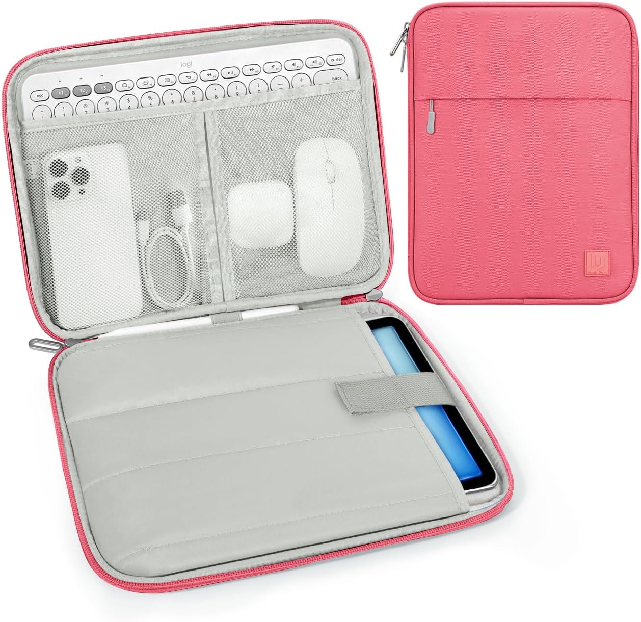 Dadanism 9-11 Inch Tablet Sleeve Padded Carrying Case for iPad (A16) 11th Gen 11", iPad 10th Gen 10.9", iPad Air M4/Pro M5 11", iPad Air 5/4, iPad 9/8/7th Gen, Galaxy Tab A11+ Plus 11", Blue