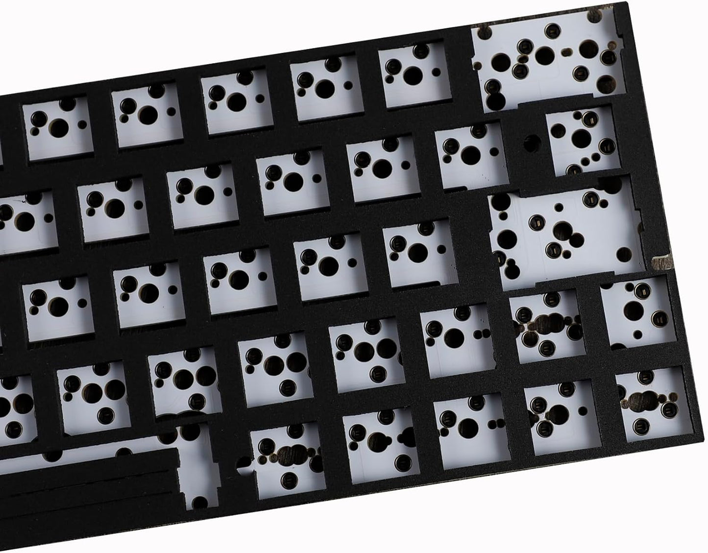 YMDK Keyboard Sound Dampening Foam 61 64 Layout 3-Piece Set Poron Silencer Pad Gasket Switches Dampener for Mechanical Keyboard