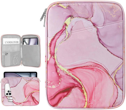 Dadanism 9-11" Tablet Sleeve Bag Carrying Case for iPad (A16) 11th Gen 11", iPad 10th Gen 10.9" Air 5/4, iPad Air M4/Pro 11", iPad 9/8/7th, Galaxy Tab A11+ Plus 11", Remarkable 2 10.3", Black