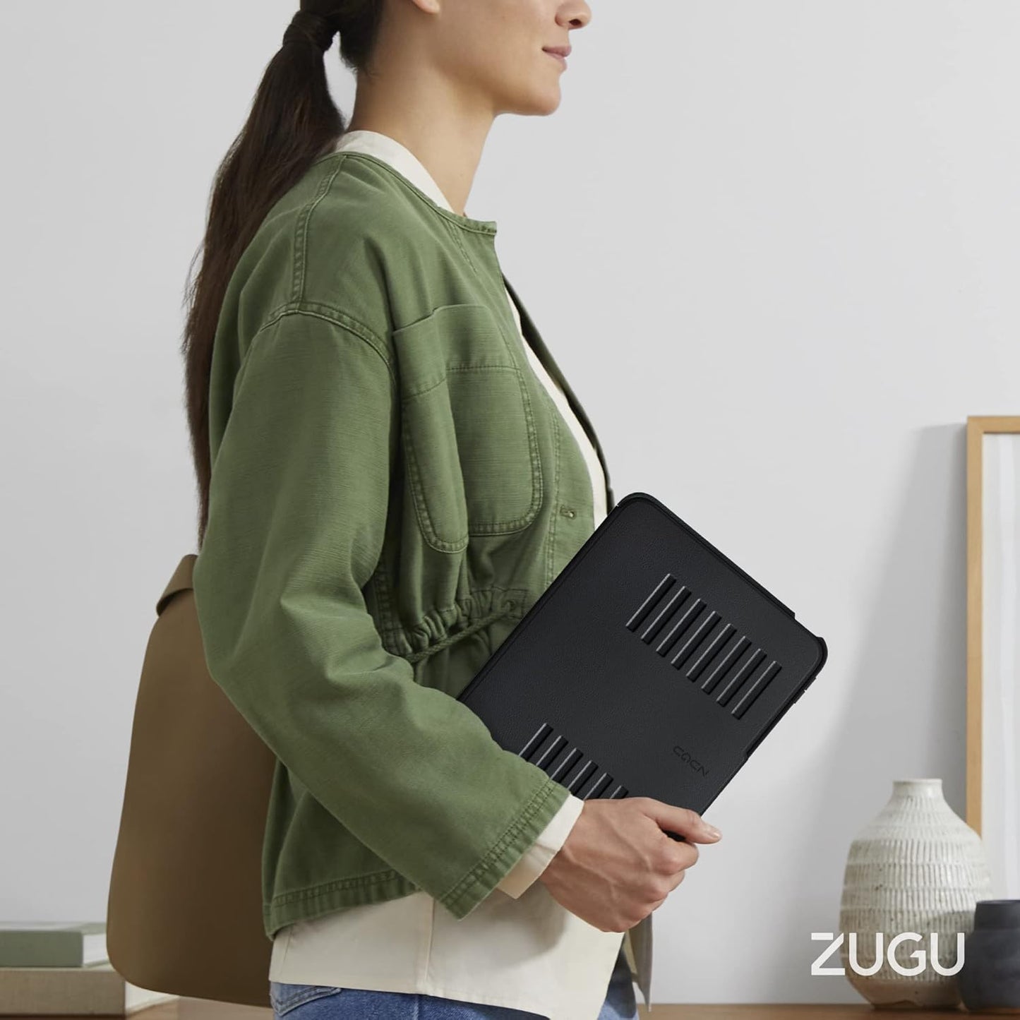ZUGU CASE for iPad A16 11th Generation 11 Inch (2025), 10th Gen 10.9 Inch (2022) Magnetic Stand & Sleep/Wake Cover, Model #s A3354, A3355, A3356, A2696, A2757, A2777, Stealth Black