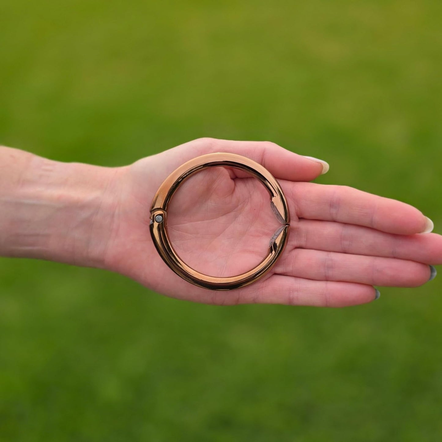 Clipa Bag Hanger - The Ring that Opens Into a Hook, Closes Automatically | Hangs Almost Anywhere in Just 1/2" of Space | Holds 33 lbs | 9 Styles | 3 yr Warranty
