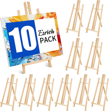 ESRICH 2pcs 17 Inch Tabletop Easels, Easel Stand for Painting,Tripod, Painting Party Easel, Kids Student Desktop Easel for Painting,Paint Easel for Canvas Paint