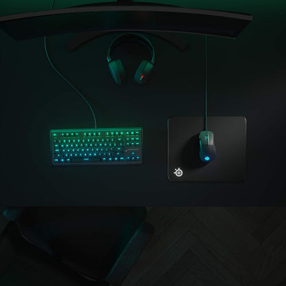SteelSeries QcK Gaming Mouse Pad - XXL Cloth - Peak Tracking and Stability - Esports Mousepad - Never-Slip - Full Desk Coverage