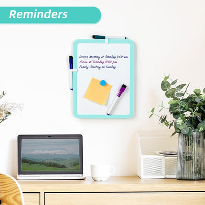 VUSIGN Small Dry Erase Whiteboard, 8.5 x 11 Inches White Board for Kids, Students, Fridge, Locker, Mini Dry Erase Board