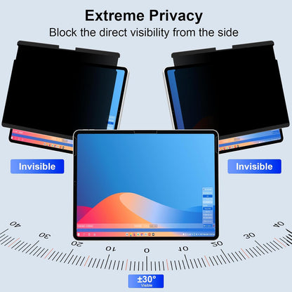 13.8 Inch Magnetic Privacy Screen for Microsoft Surface Laptop 7, Removable Anti Glare Screen Protector, Blue Light Computer Filter, Anti Spy Easy Install