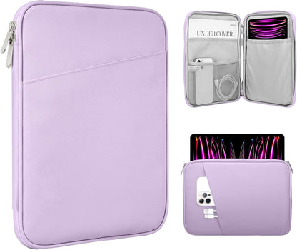 TiMOVO 9-11" Tablet Sleeve Bag for iPad 11-inch A16 2025, iPad 10.9"/10.2"| Air 11 Inch/5th/4th Gen. 10.9", Galaxy Tab A9+/A11Plus 11", Protective Bag with Pocket, Black