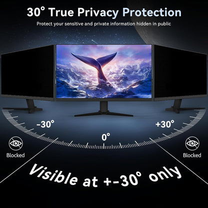 Laptop Privacy Screen 14 Inch Compatible with HP/Dell/Acer/Samsung/Asus/Lenovo/Toshiba,16:10 Aspect Removable Anti Glare Blue Light Filter Protector, 14 in Laptop Privacy Screen Shield