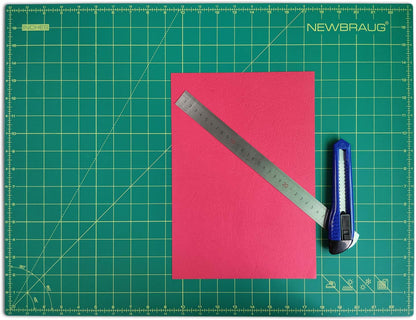 NEWBRAUG 18'' × 24'' Perfect Self Healing Cutting Mat, Non-Slip Gridded Rotary Cutting Board, Necessary for Quilting, Sewing, Craft, Fabric & Scrapbooking(Green/Black)…