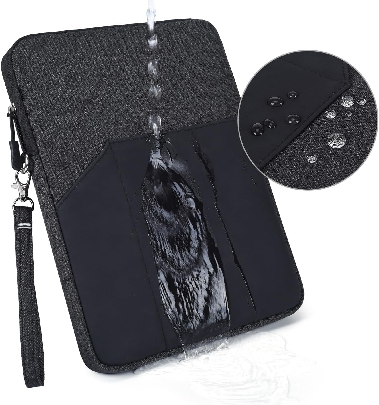 CAAORDKSO 9-11 Inch Tablet Sleeve Case, Tablet Bag Carrying Travel Pouch for iPad 11-inch A16 2025, 11 inch iPad Air M3 M2 / Pro M4, 10.2 10.9" iPad, Galaxy Tab S8/S9 11"/ Galaxy Tab A9+ Bag, Purple