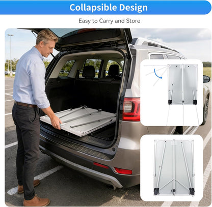 Easel Whiteboard - Magnetic Portable Dry Erase 36 x 24 Tripod Height Adjustable, 3' x 2' Flipchart Easel Stand White Board for Office or Teaching at Home & Classroom (36x24 White)