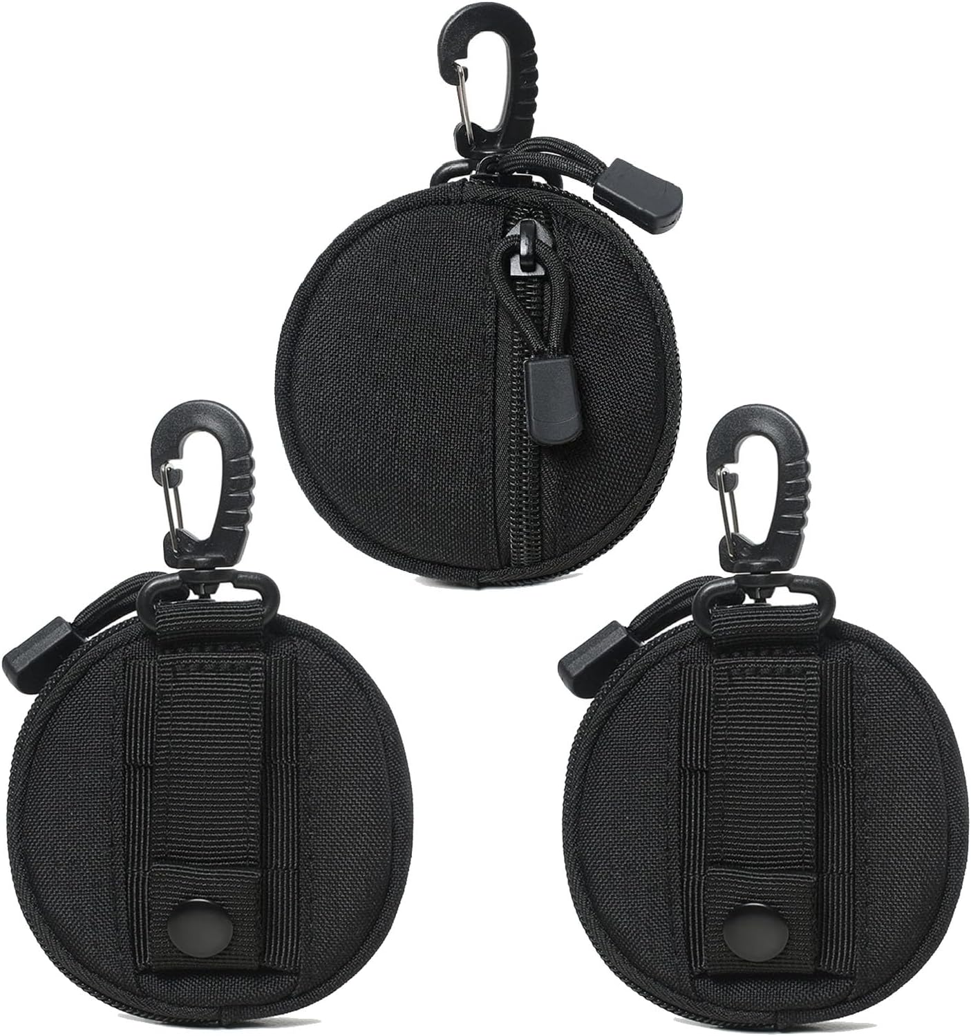 Tactical Belt Pouch Key Pouch Backpack Accessories Tactical Vest Attachments Small Molle Pouch EDC Wallet Travel Pill Container Portable