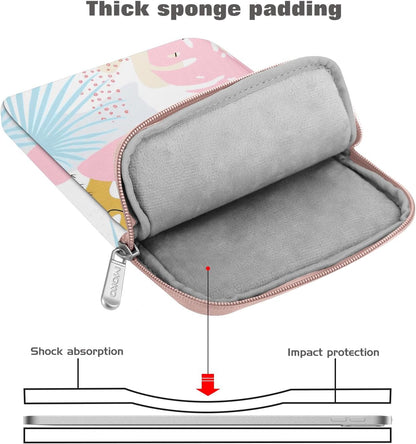 MoKo 7-8 Inch Tablet Sleeve Bag, Polyester Pouch Cover Case Fits iPad mini (A17 Pro) 8.3" 2024, iPad mini 6/5/4/3/2/1, Samsung Galaxy Tab S2 8.0, Tab A 8.0, ZenPad Z8s 7.9,Black