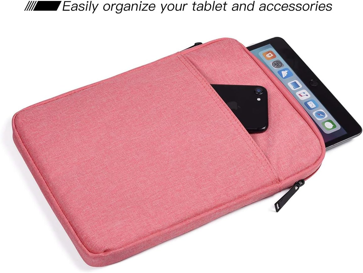 Tablet Sleeve for 2026 iPad A16, 11 inch iPad Air M4 M3 M2, Pro M5, Amazon Fire Max 11 Tablet/Kindle Fire HD 10/10 Plus, Galaxy Tab A9+ Plus Bag, Black