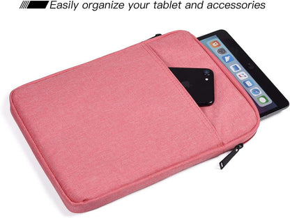 Tablet Sleeve for 2026 iPad A16, 11 inch iPad Air M4 M3 M2, Pro M5, Amazon Fire Max 11 Tablet/Kindle Fire HD 10/10 Plus, Galaxy Tab A9+ Plus Bag, Black