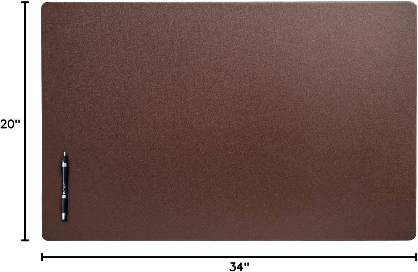 Dacasso Leather Desk Pad Without Side Rails
