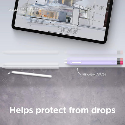 elago Compatible with Apple Pencil Pro Case & Apple Pencil 2nd Generation Case, Compatible with Magnetic Charging, Double Tap, Squeeze, Haptic (Must Read Installation Instructions) [Lovely Pink]