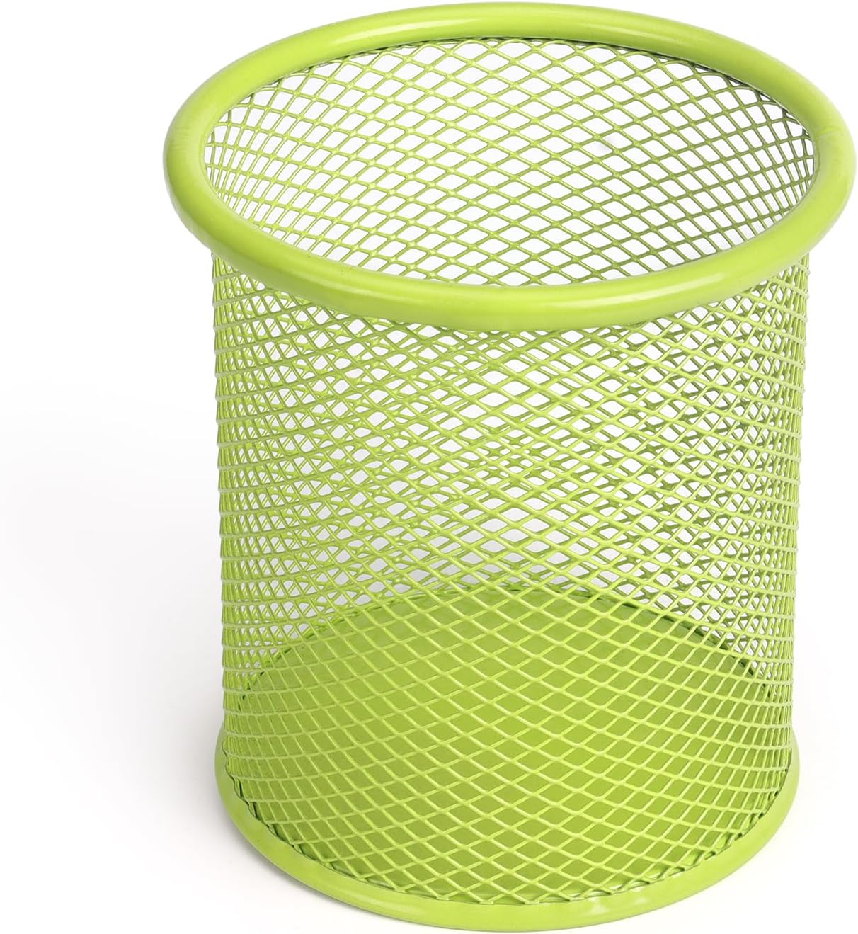Tamaki Pen Holder Cup for Desk, Desk Organizer Wire Mesh Pencil Cup Holder for Desk Office Pen Organizer (Purple)