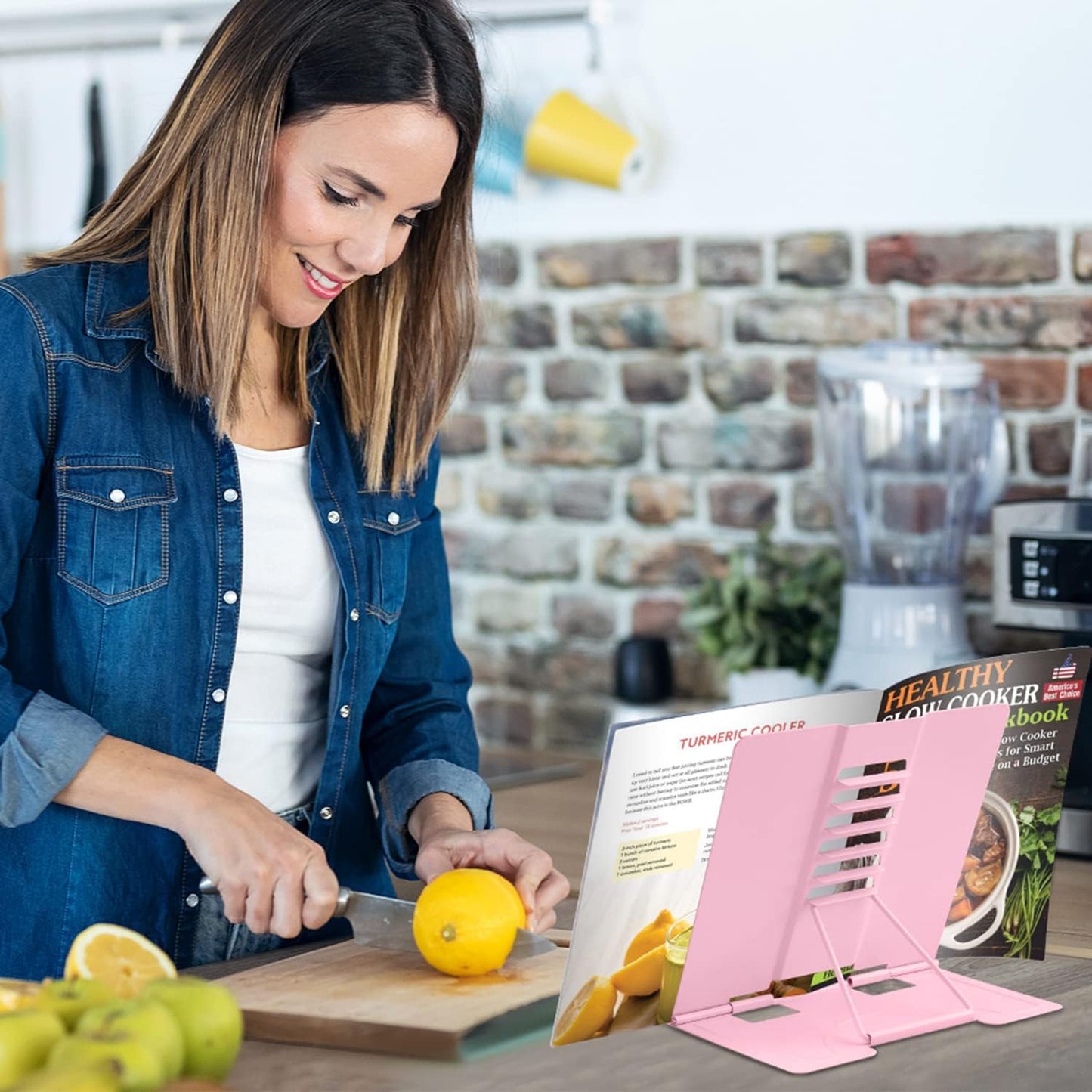 Honagu Book Stand Metal Desk Book Holder, Book Holders for Reading Hands Free, Adjustable Cookbook Documents Holder, Portable Bookstand for Music Books, Textbook, Recipe, Tablet, Ipad (Black)
